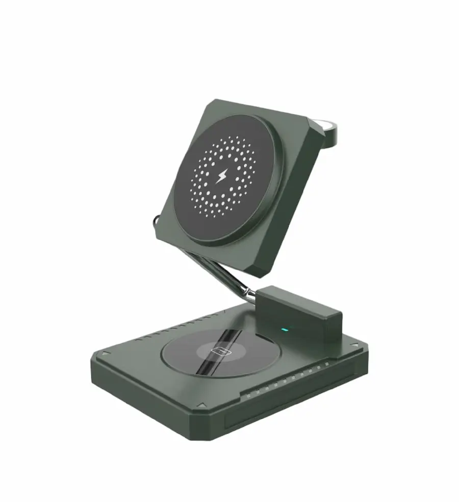 2-in-1 Foldable Wireless Charger Stand – QC 2.2