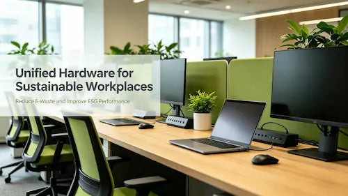 How Unified Office Connectivity Hardware Reduces E-Waste & Improves Corporate ESG | Wavotec