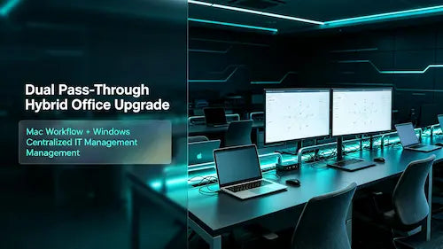 Enterprise Hybrid Office Upgrade: Full Workstation Standardization for 200+ Mixed Mac & Windows Staff