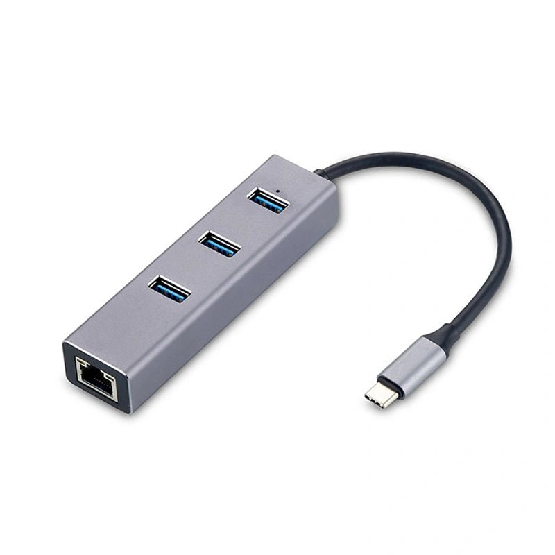 4 in 1 USB - C Gigabit LAN with 3x USB - A 3.0 Ports - PCMAXIT INDUSTRIAL : OEM Computer Peripheral, Wireless Networking, PRO - AV, Power Charger Manufacturer in Vietnam | China