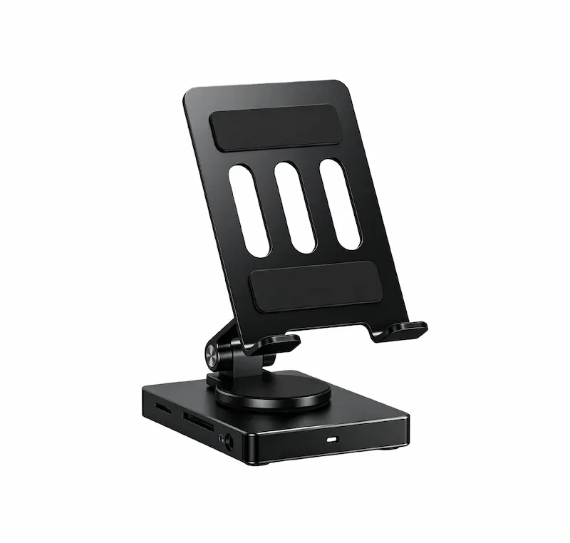 USB-C 4K@60Hz Rotatable Phone Stand with 100W PD Charger