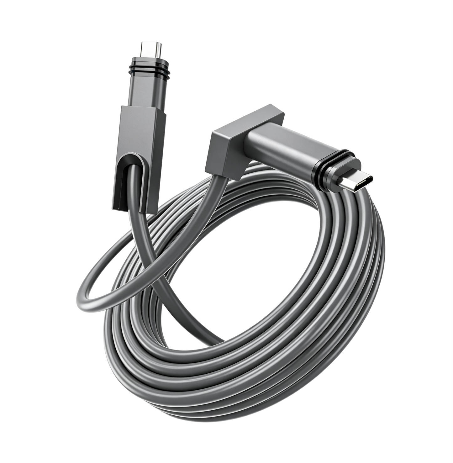 90 Degree Right Angle USB-C to C Waterproof Extension Cable for Starlink Mini