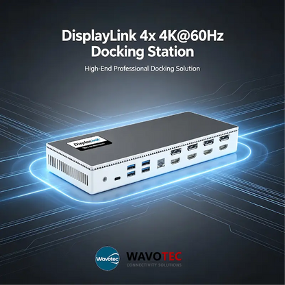 Universal 4x 4K@60Hz / 8K Docking Station with PD100W Power Delivery