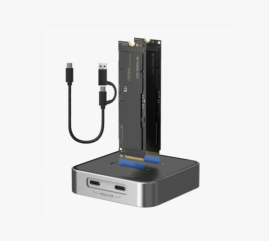M.2 NVMe External SSD Enclosure with 10Gbps USB - C Hub - PCMAXIT INDUSTRIAL : OEM Computer Peripheral, Wireless Networking, PRO - AV, Power Charger Manufacturer in Vietnam | China
