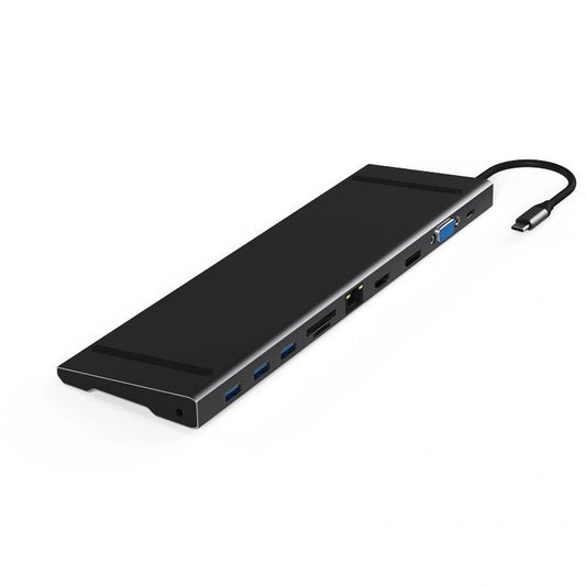 USB - C 3x Screens MST Docking Station with PD85W Power Delivery (1x HDMI +1x DP +1x VGA) - PCMAXIT INDUSTRIAL : OEM Computer Peripheral, Wireless Networking, PRO - AV, Power Charger Manufacturer in Vietnam | China