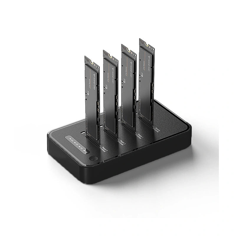 USB4 NVME 4 Bays Tool Free NVME M.2 SSD Enclosure Dock - PCMAXIT INDUSTRIAL : OEM Computer Peripheral, Wireless Networking, PRO - AV, Power Charger Manufacturer in Vietnam | China